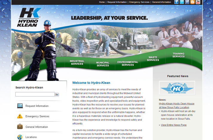 Hydro Klean Website 