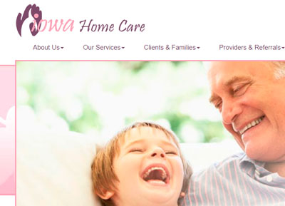 Iowa Homecare Website Thumbnail