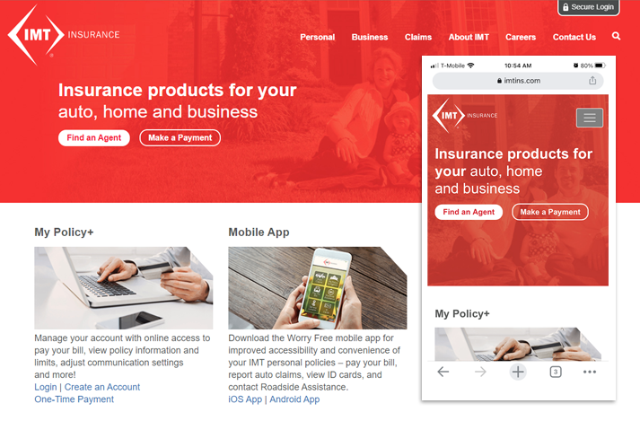 IMT Insurance Website